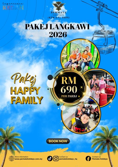 Pakej Happy Family Langkawi (3–4 pax)